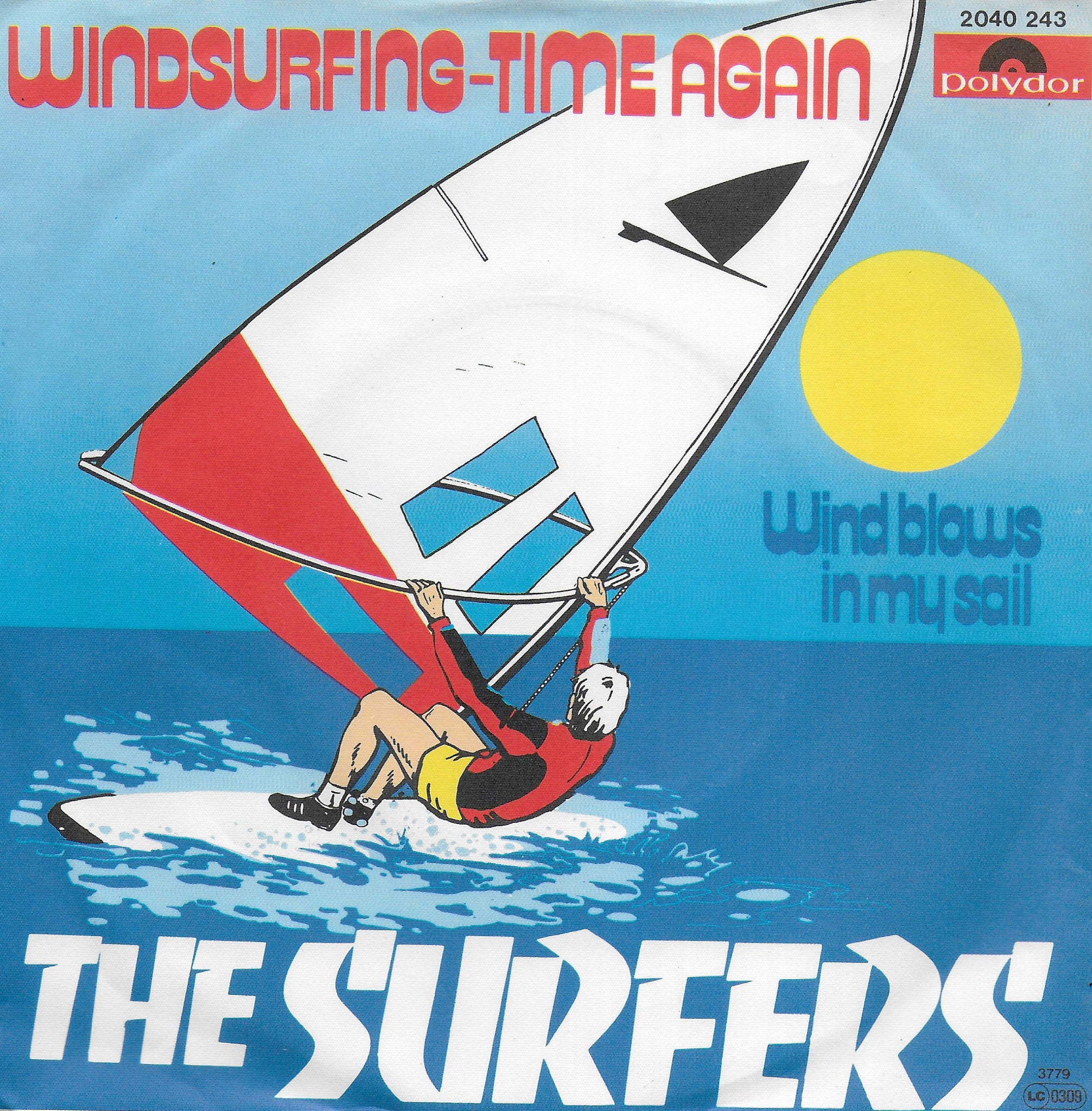 The Surfers - Windsurfing-time again (Duitse uitgave)