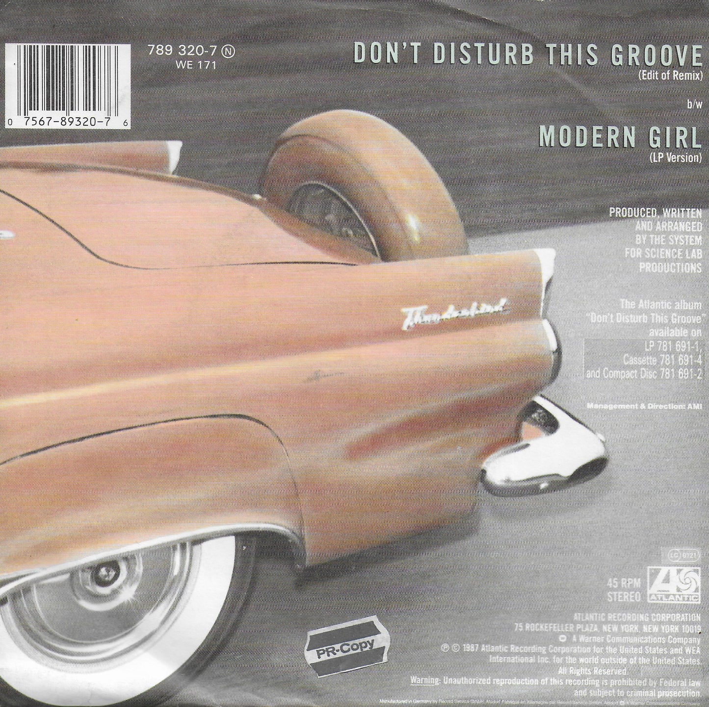 The System - Don't disturb this groove