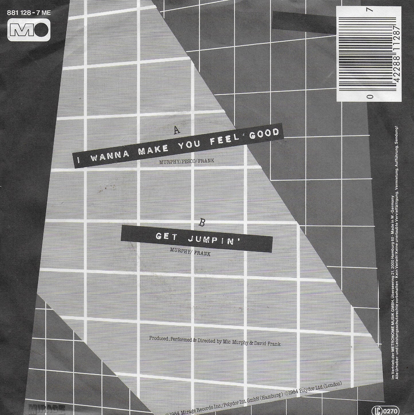 The System - I wanna make you feel good (Duitse uitgave)