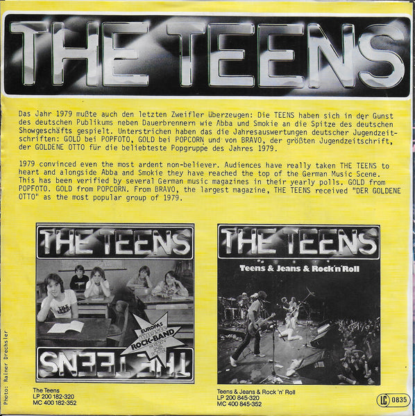 The Teens - Give me more (Duitse uitgave)