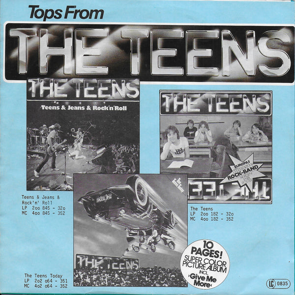 The Teens - Never gonna tell no lie to you (Duitse uitgave)