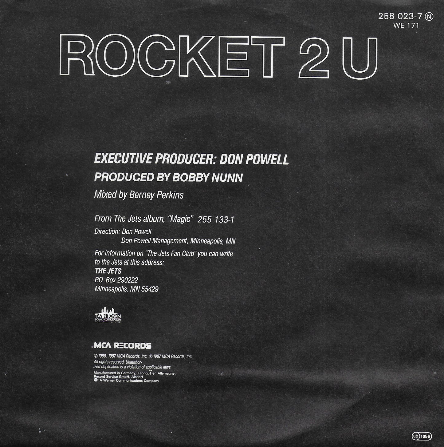 The Jets - Rocket 2 U