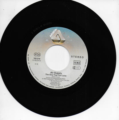Air Supply - The one that you love (Duitse uitgave)