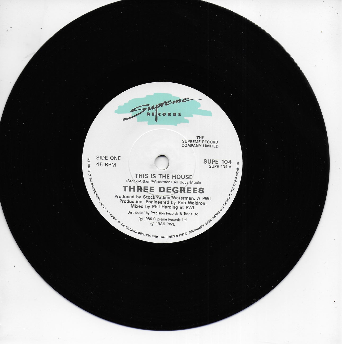 The Three Degrees - This is the house (Engelse uitgave)