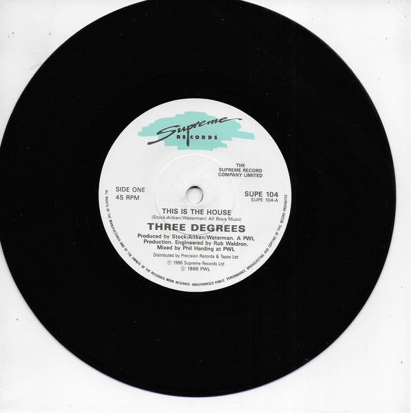 The Three Degrees - This is the house (Engelse uitgave)