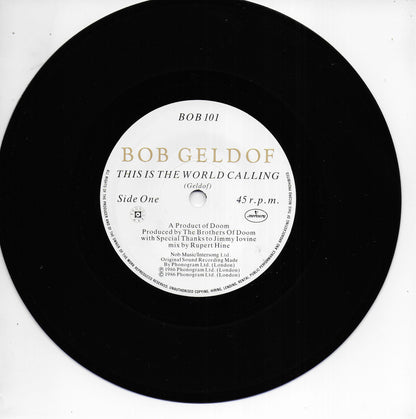 Bob Geldof - This is the world calling (Engelse uitgave)
