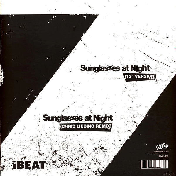 Tiga & Zyntherius - Sunglasses at night (12" Maxi Single)