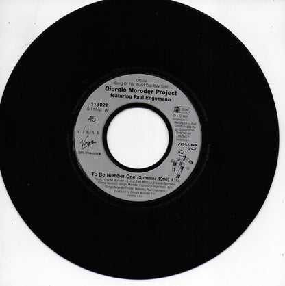 Giorgio Moroder Project featuring Paul Engemann - To be number one (Summer 1990)
