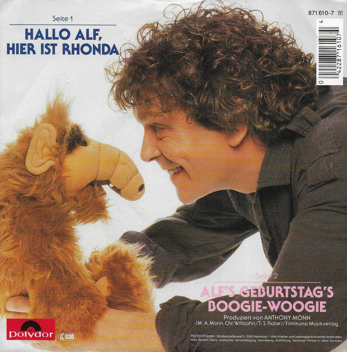 Tommi Piper singt Alf - Hallo Alf, hier ist Rhonda
