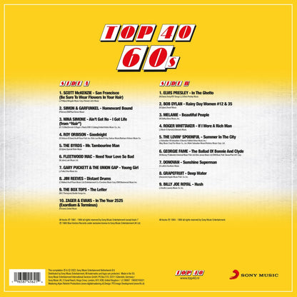 Various  - Top 40 60's (Limited edition, yellow vinyl) (LP)