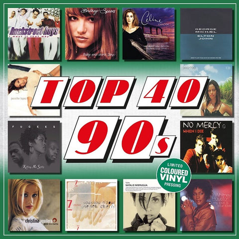 Various - Top 40 90's (Limited edition, green vinyl) (LP)