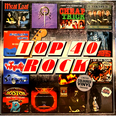 Various - Top 40 Rock (Limited edition, silver vinyl) (LP)