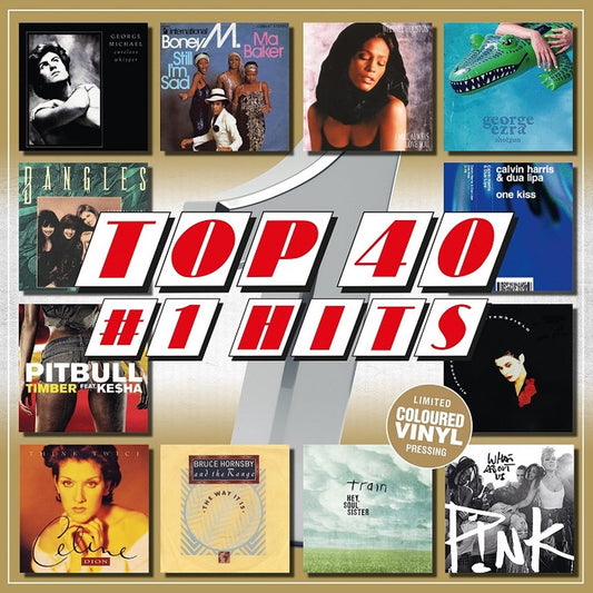 Various - Top 40 #1 Hits (Limited edition, gold vinyl) (LP)