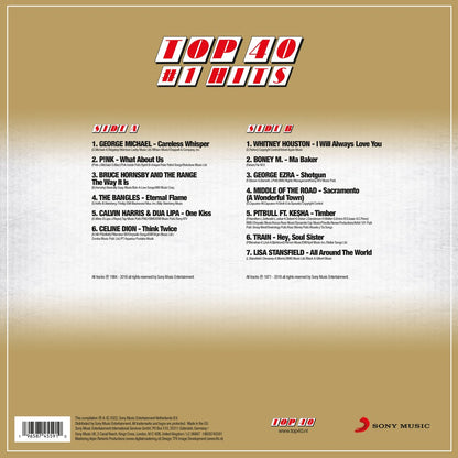 Various - Top 40 #1 Hits (Limited edition, gold vinyl) (LP)
