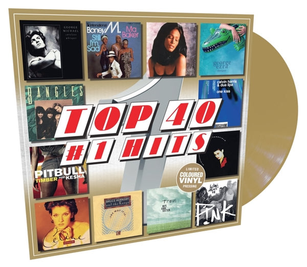 Various - Top 40 #1 Hits (Limited edition, gold vinyl) (LP)