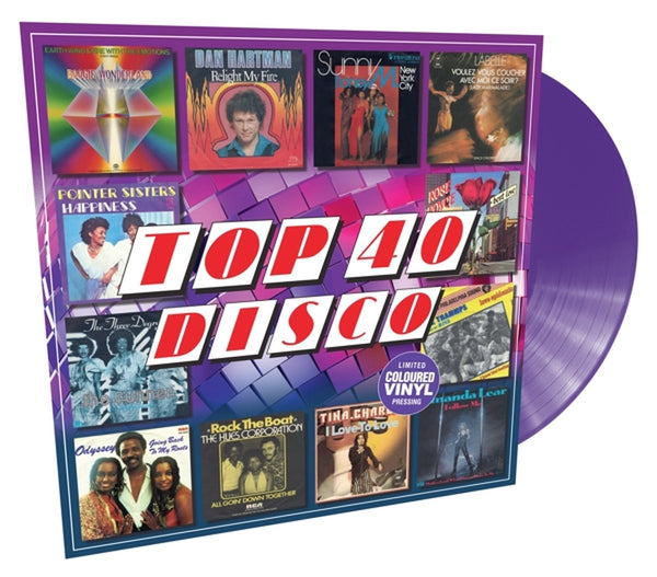 Various - Top 40 Disco (Limited edition, purple vinyl) (LP)