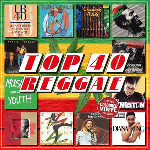 Various - Top 40 Reggae (Limited edition, red vinyl) (LP)