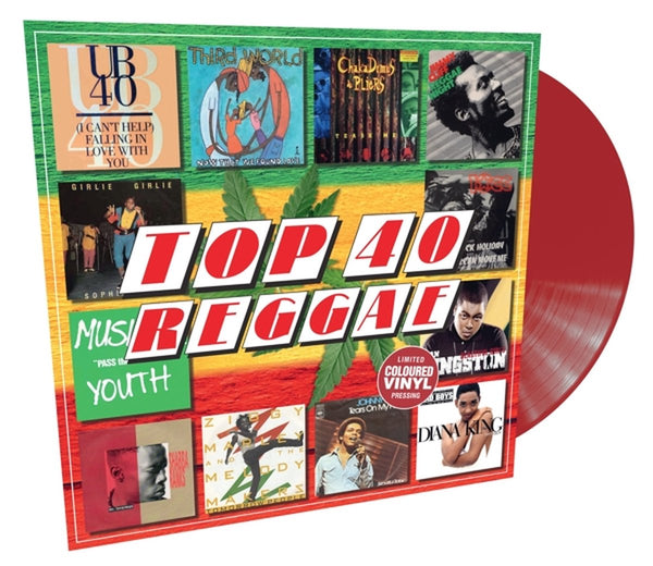 Various - Top 40 Reggae (Limited edition, red vinyl) (LP)