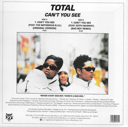 Total - Can't you see (25th Anniversary, white vinyl)