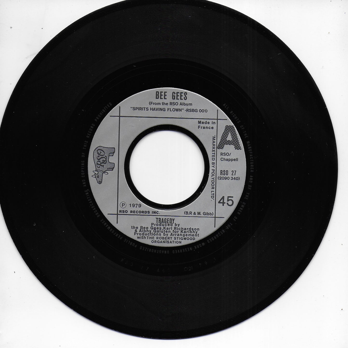 Bee Gees - Tragedy (Engelse uitgave)