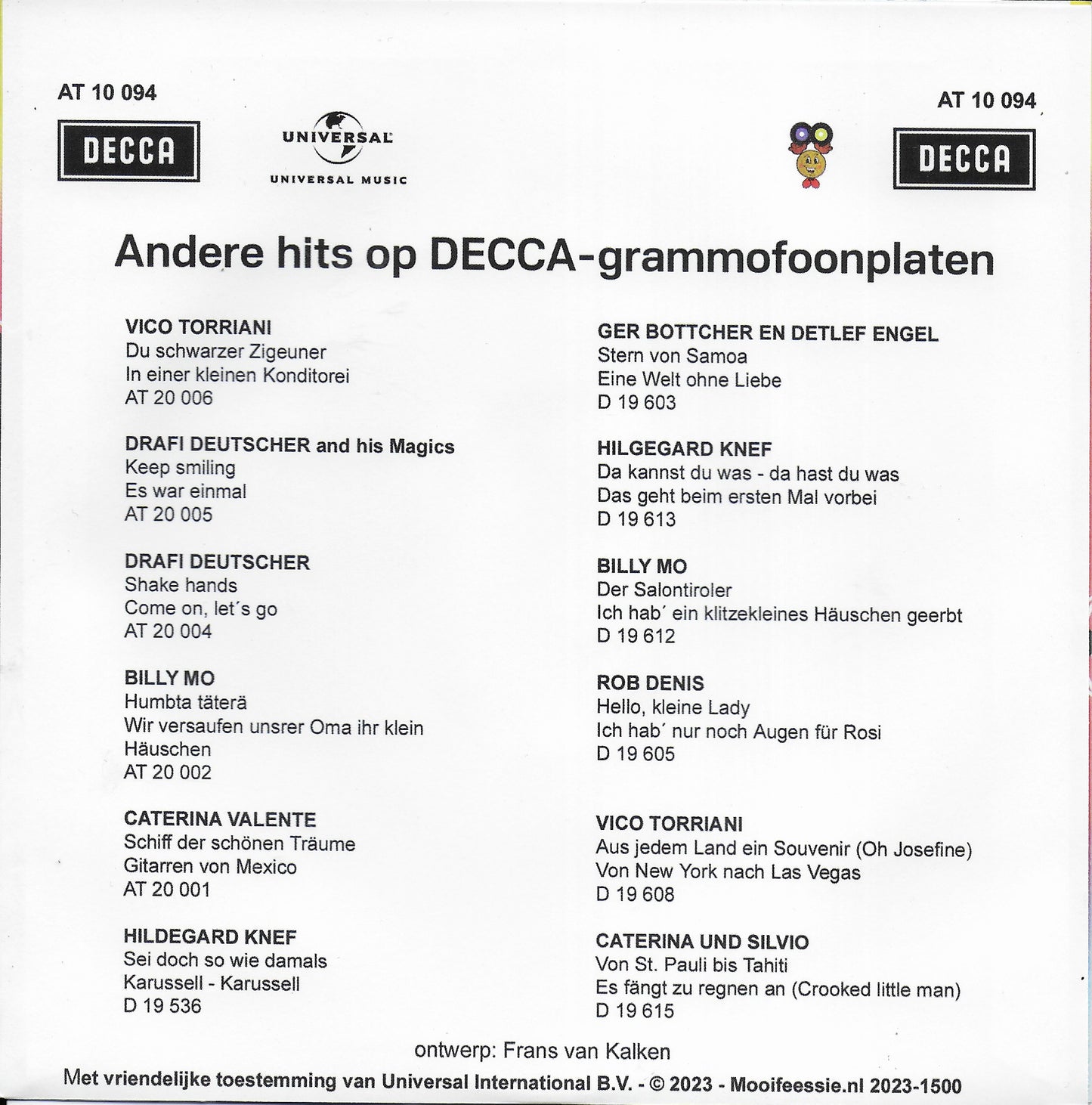 Trea en Rob (Trea Dobbs & Rob de Nijs) - He Rob, He Trea / Ik droom de hele dag van jou