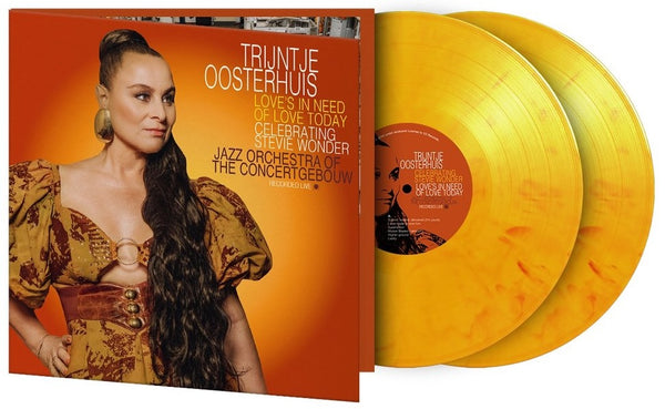 Trijntje Oosterhuis Ft. Jazz Orchestra Of The Concertgebouw - Love's In Need Of Love Today | Celebrating Stevie Wonder (Yellow flame vinyl) (2LP)