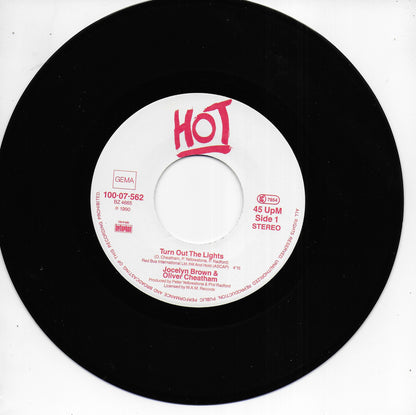 Jocelyn Brown & Oliver Cheatham - Turn out the lights (Duitse uitgave)