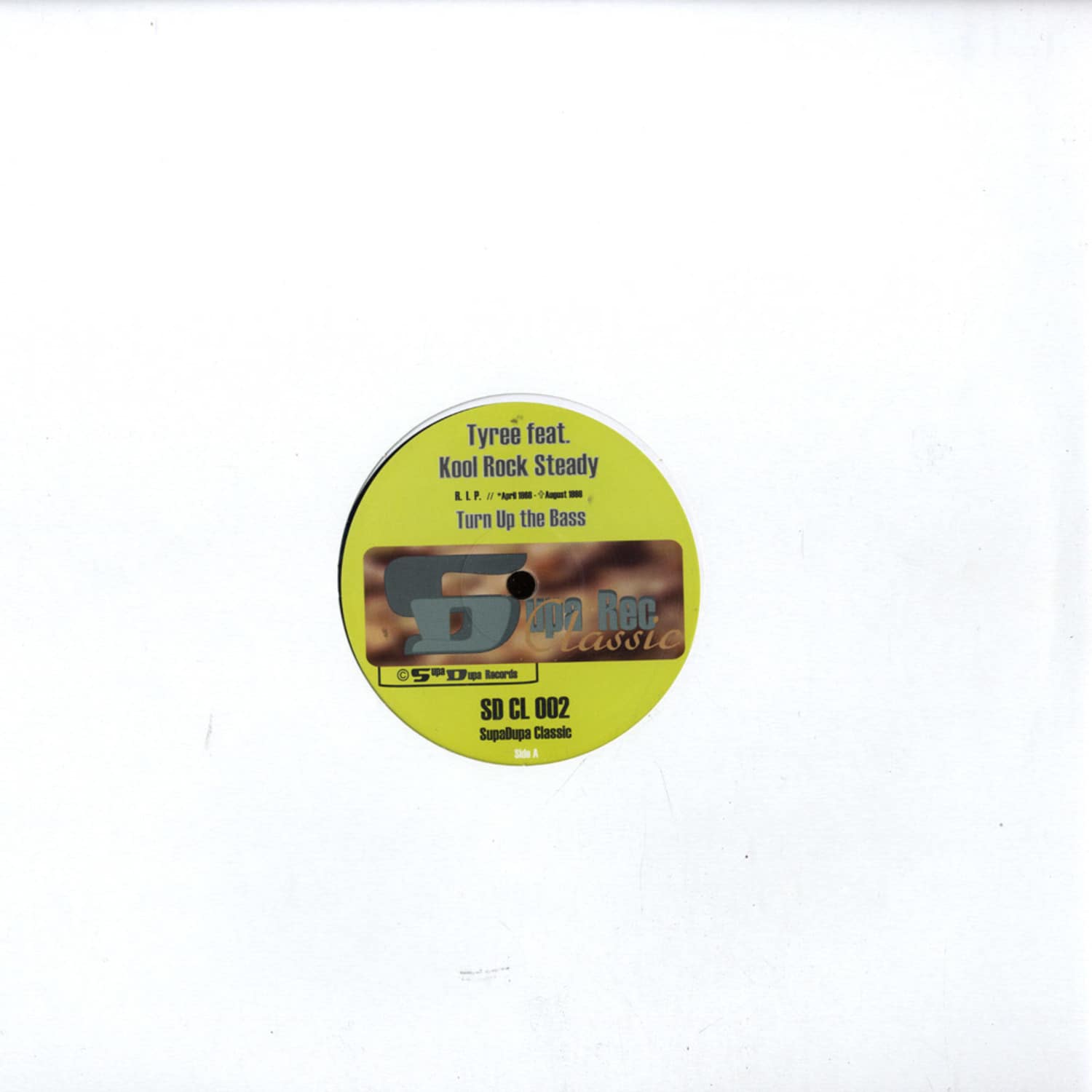 Tyree feat. Kool Rock Steady - Turn up the bass (12" Maxi Single)