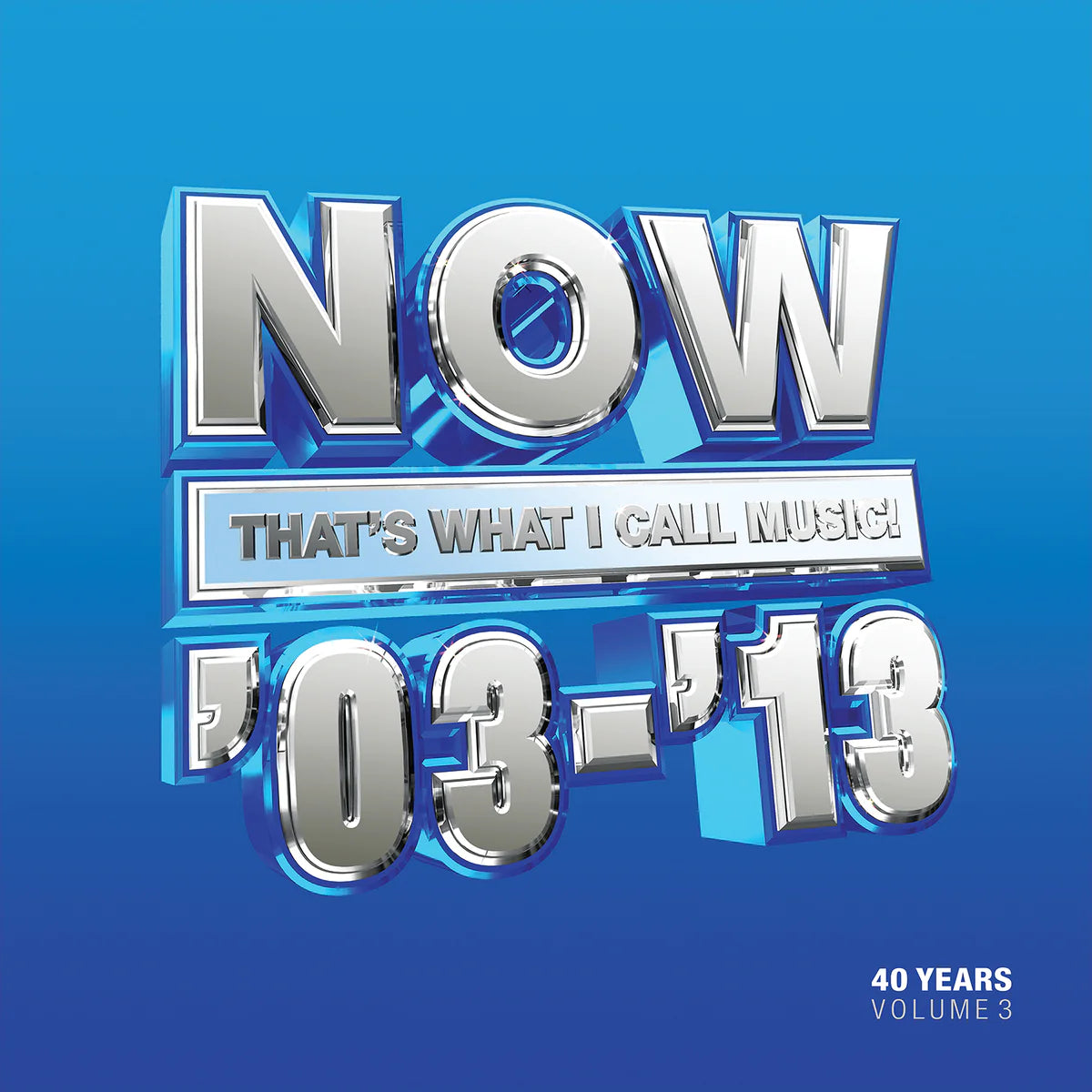 Various - Now That's What I Call Music! 40 Years Volume 3 2003-2013 (Blue vinyl) (3LP)