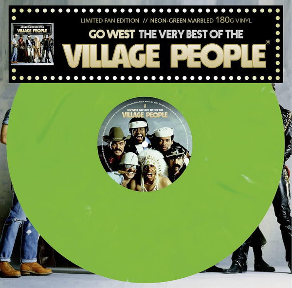 Village People - Go West / The Very Best Of The Village People (Limited edition, neon-green marbled vinyl) (LP)