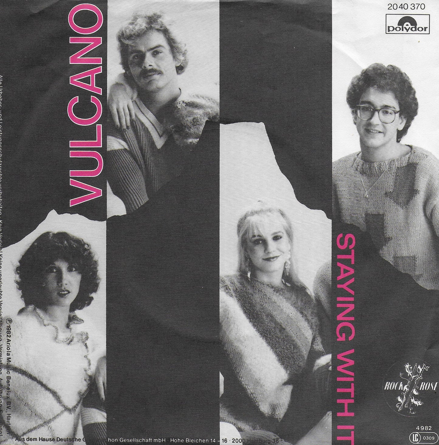Vulcano - Staying with it (Duitse uitgave)