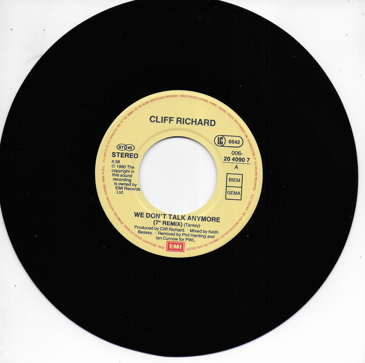 Cliff Richard - We don't talk anymore (remix)