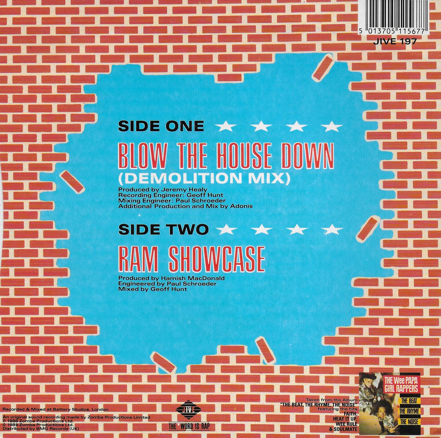 Wee Papa Girl Rappers - Blow the house down (Engelse uitgave)