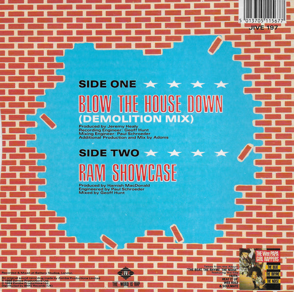 Wee Papa Girl Rappers - Blow the house down (Engelse uitgave)