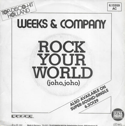 Weeks & Company - Rock your world (joho, joho) (Duitse uitgave)