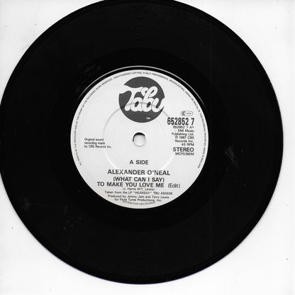 Alexander O'Neal - (What can i say) to make you love me (Engelse uitgave)