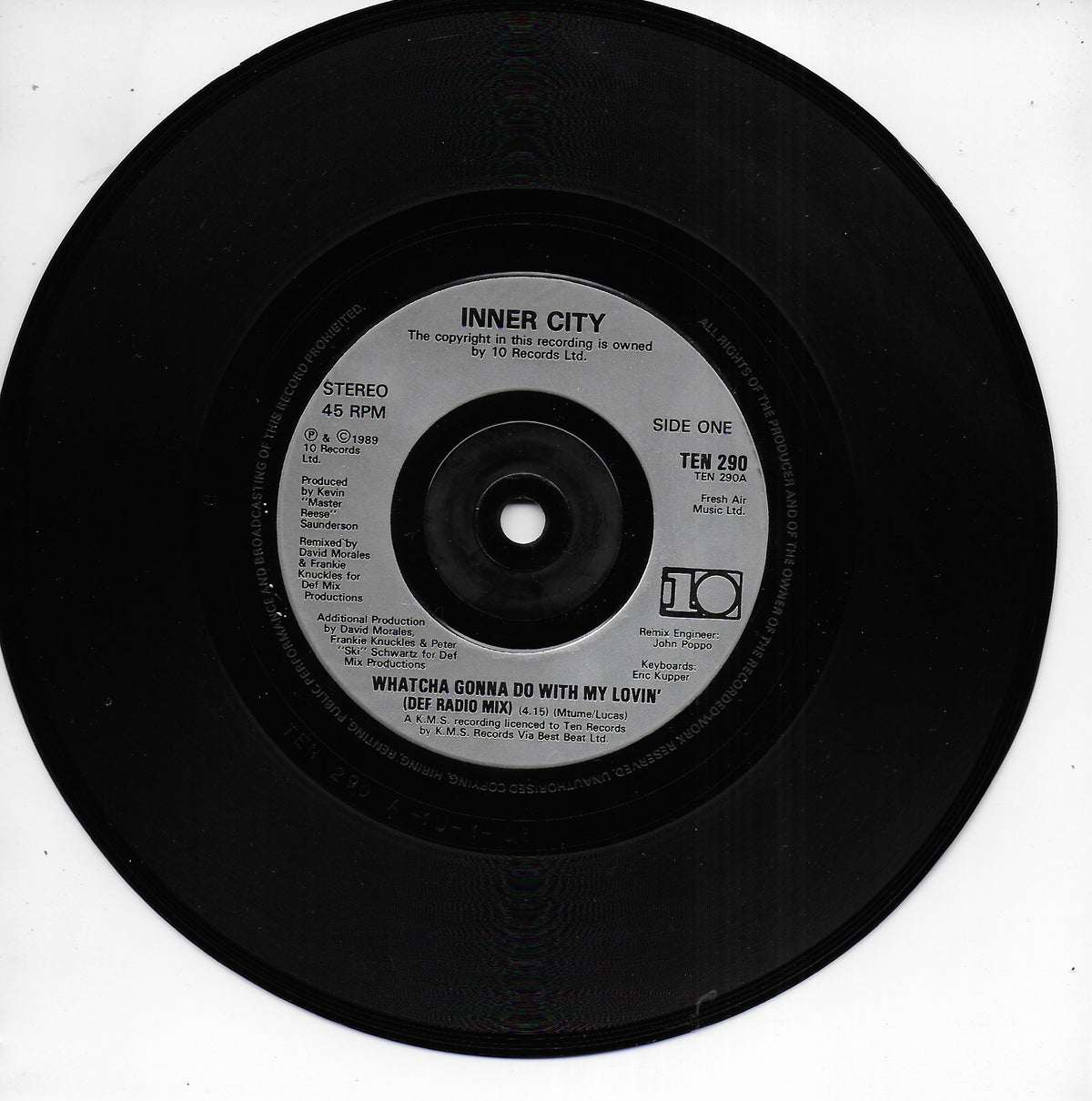 Inner City - Whatcha gonna do with my lovin' (Engelse uitgave)
