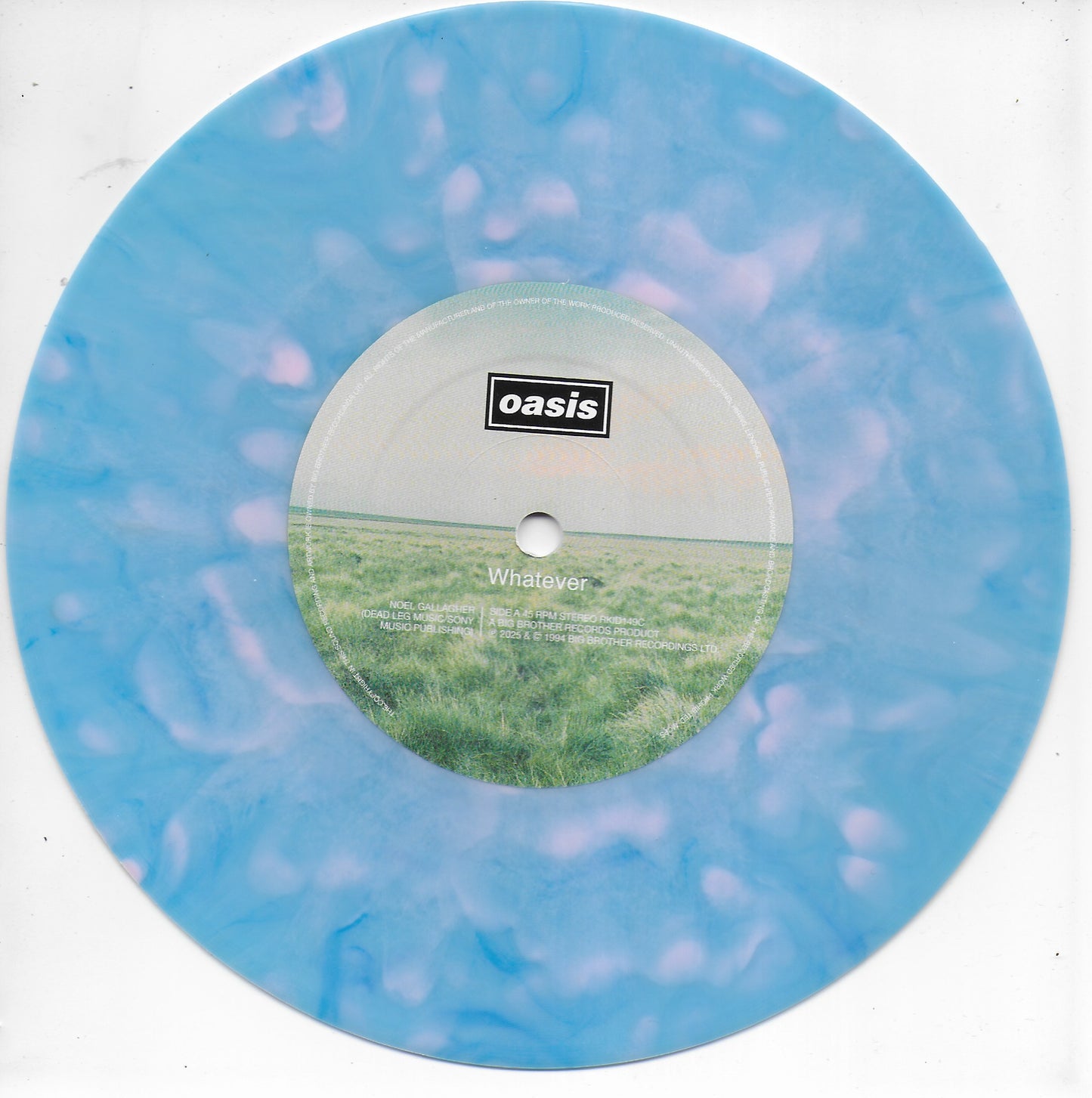 Oasis - Whatever (30th Anniversary, limited pink & blue splatter vinyl)