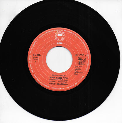 Albert Hammond - When i need you (Duitse uitgave)