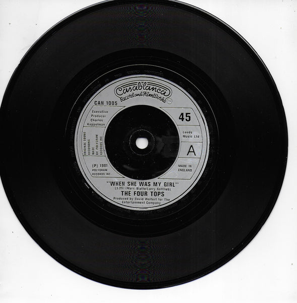 The Four Tops - When she was my girl (Engelse uitgave)
