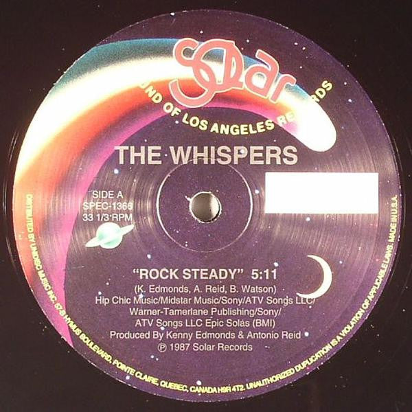 The Whispers - Rock steady / It's a love thing (Clear purple with swirls vinyl) (12" Maxi Single)