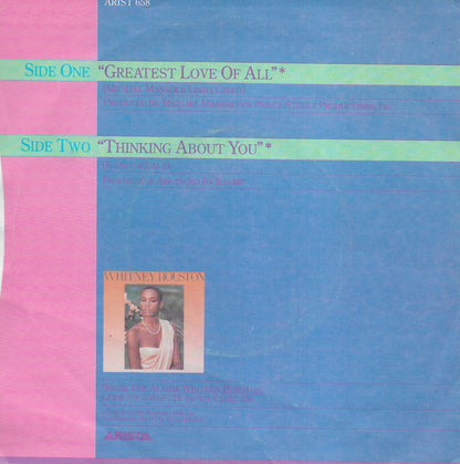 Whitney Houston - Greatest love of all (Engelse uitgave)