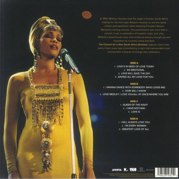 Whitney Houston - The Concert For A New South Africa (Durban) (30th Anniversary) (2LP)