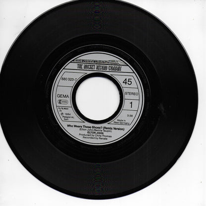 Elton John - Who wears these shoes (Duitse uitgave)
