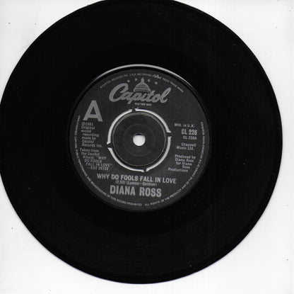 Diana Ross - Why do fools fall in love (Engelse uitgave)