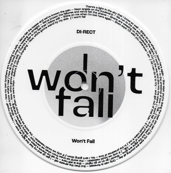 Di-Rect - Won't fall (White vinyl)