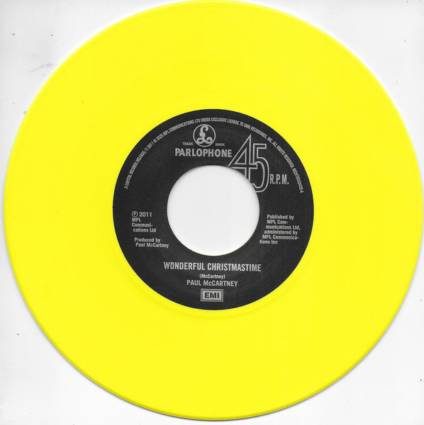 Paul McCartney - Wonderful Christmastime (Yellow vinyl)