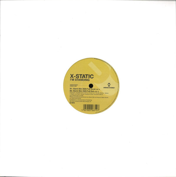 X-Static - I'm standing (12" Maxi Single)