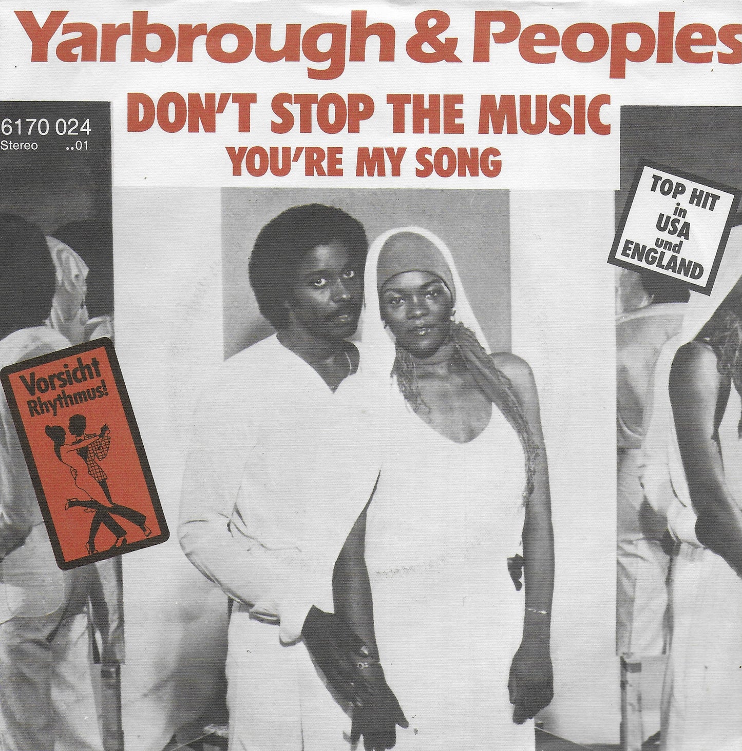 Yarbrough & Peoples - Don't stop the music (Duitse uitgave)