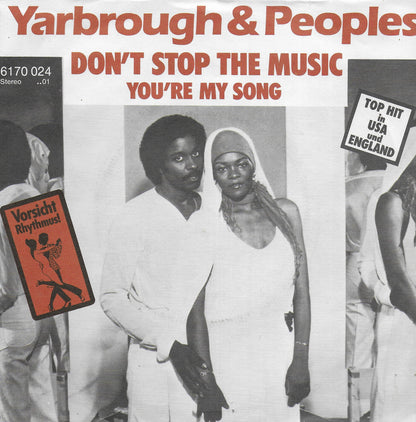 Yarbrough & Peoples - Don't stop the music (Duitse uitgave)